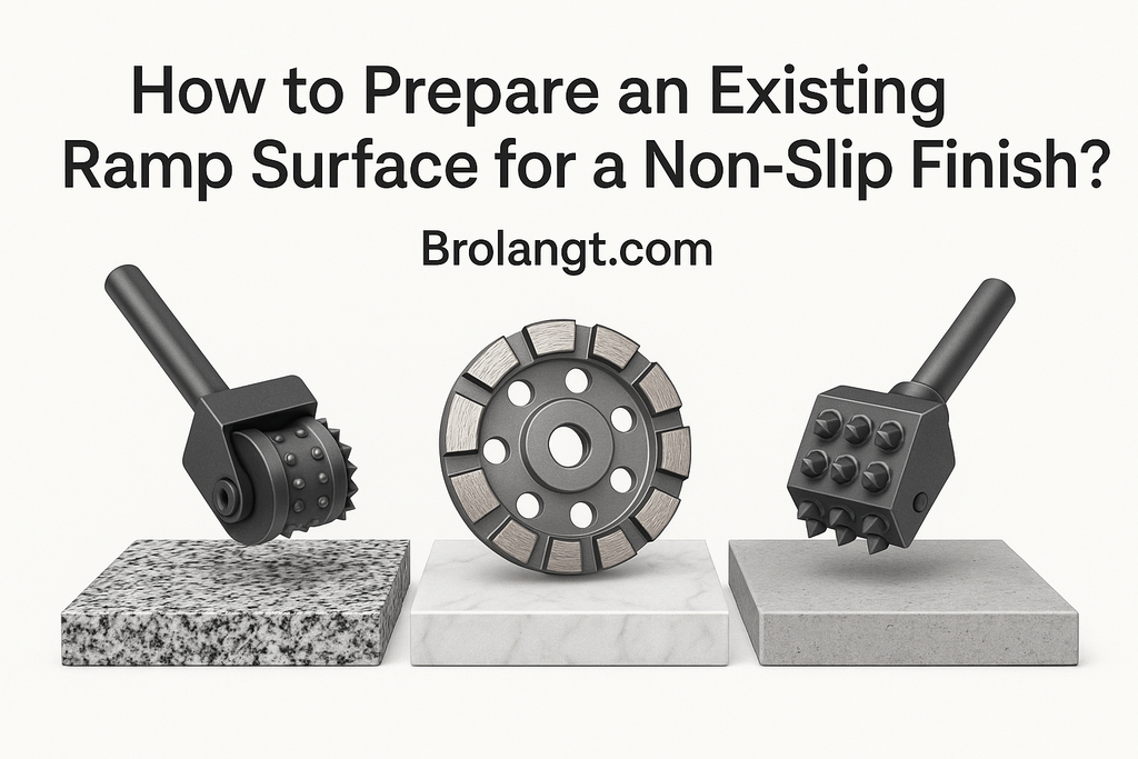 How to Prepare an Existing Ramp Surface for a Non‑Slip Finish?