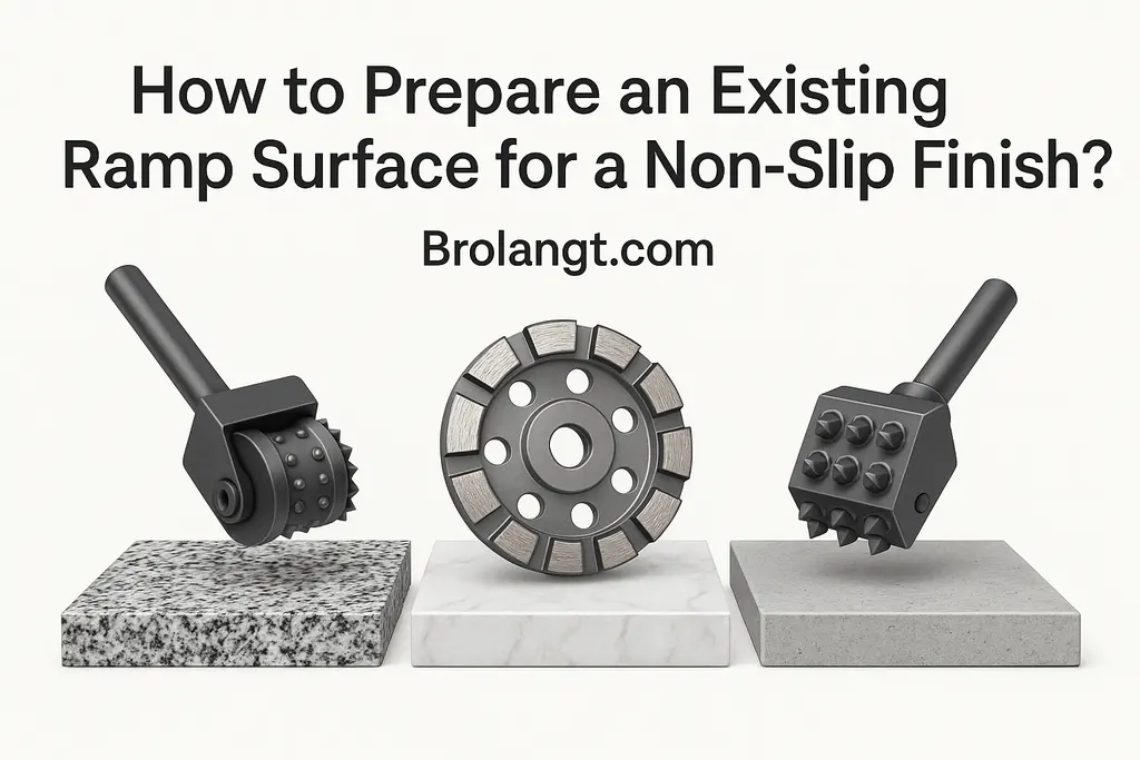 How to Prepare an Existing Ramp Surface for a Non‑Slip Finish?