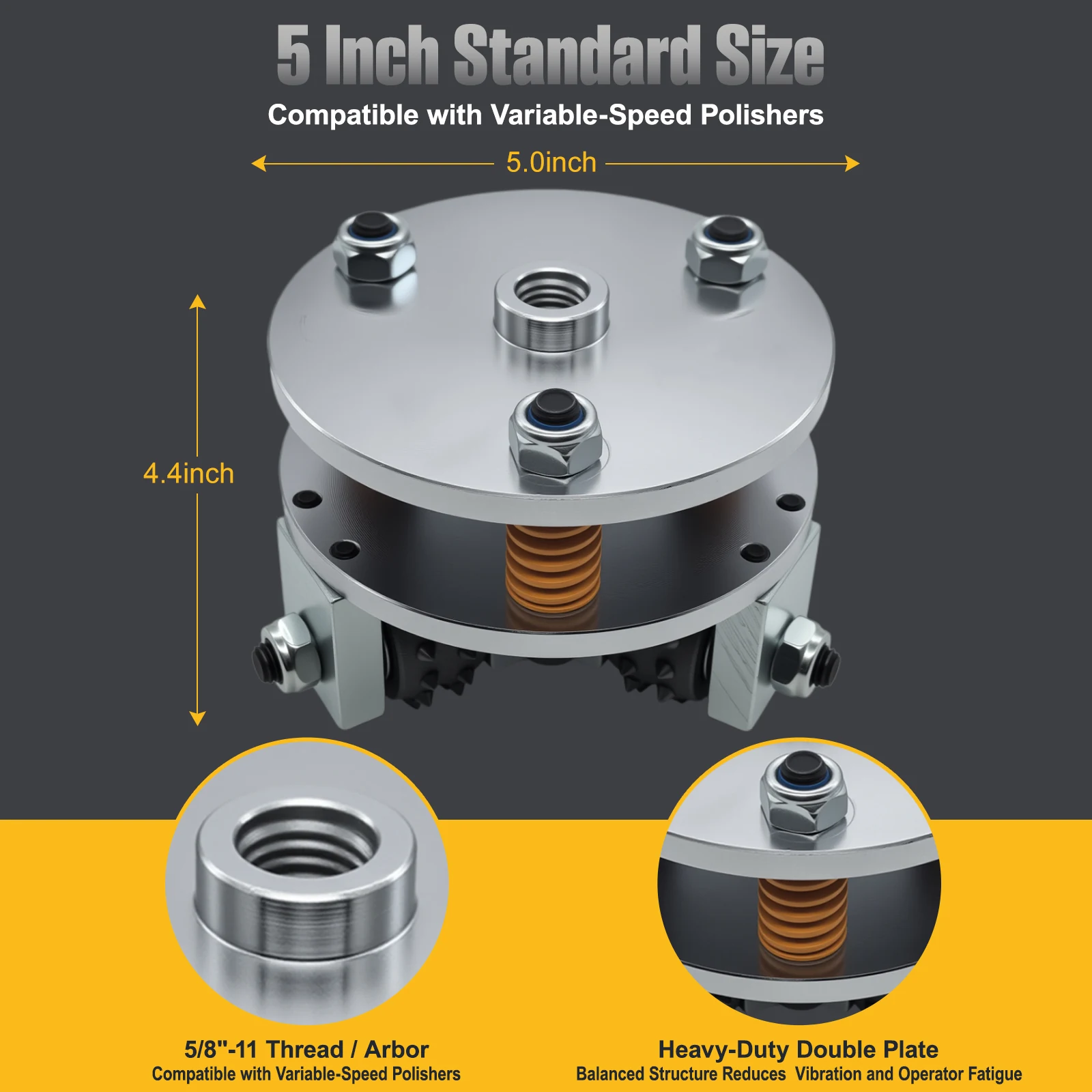5 Inch Bush Hammer Plate view 2